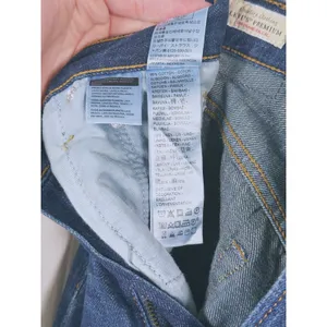 Levi's Premium Ribcage Wide Leg Jeans Size 24 Blue High Rise 90s Retro Denim thumbnail 10