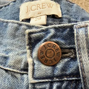 J. Crew Factory Jeans Women’s Size 29 NWT Distressed Light Wash Cropped thumbnail 8