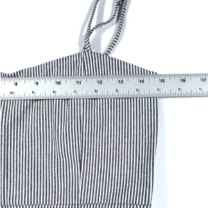 Brandy Melville Blue White Striped Mini Dress Sweetheart Sleeveless Italy EUC thumbnail 6