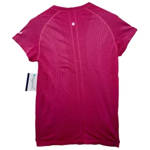 Lululemon Swiftly Tech Short Sleeve Pink Seamless Athletic Running Shirt Size 10 thumbnail 2