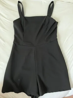 Crystal sky Romper Black thumbnail 1