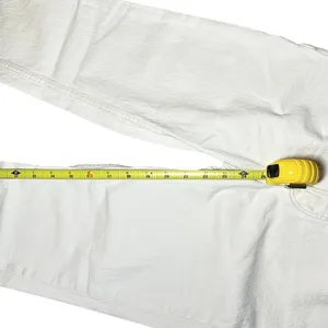 Abercrombie & Fitch Curve Love Ankle Straight Leg Ultra High Rise Jean White 00S thumbnail 4