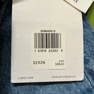 Levi’s 501 Wedgie Straight Jean size 32 thumbnail 8