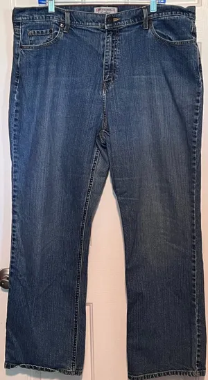 Levi Strauss Signature Women's Stretch Low Rise Bootcut Jeans Size‎ 24W Medium thumbnail 1
