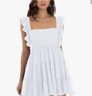 White short dress Size XL thumbnail 3