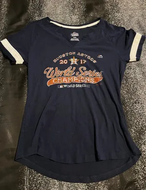 Womens medium Houston Astros shirt thumbnail 1