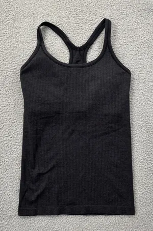 Lululemon Ebb To Street Tank Top Black Athletic Athleisure Yoga Women's 8 thumbnail 1