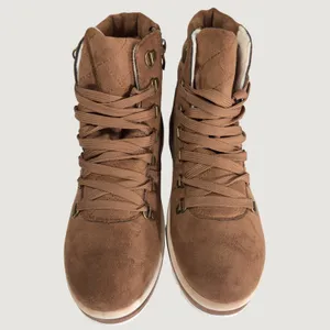 3199 | NEW FTI Fur Lined Hiking Boots Brown Faux Suede Lug Sole Women 9 thumbnail 5