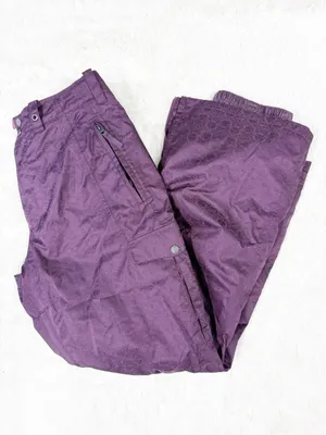 Burton Purple Snow Pants Women’s Large Cargo Ski Snowboard Insulated Pants thumbnail 7