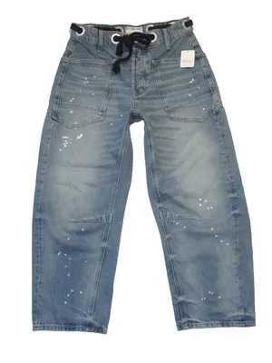 NWT We The Free People Moxie in Timeless Blue Distressed Barrel Jeans 25 thumbnail 5