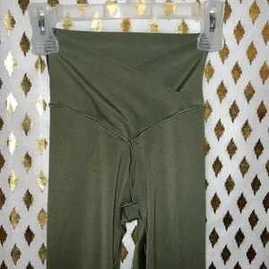Aerie offline real me 7/8 olive green leggings size XXS thumbnail 2