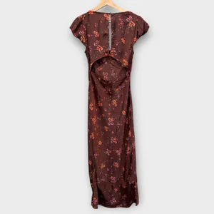 NEW Free People Butterfly Babe Cutout Maxi Dress Size Small thumbnail 6