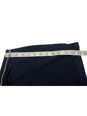 American Apparel Black Leggings With Side Zippers Stretchy Medium 23c thumbnail 10