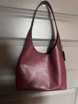 Coach Brooklyn Shoulder Bag 28 - Merlot - Like New! thumbnail 4