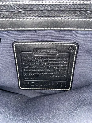 Coach Black Signature Tote Bag thumbnail 11