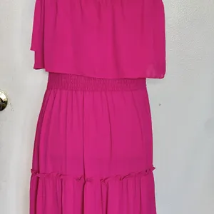 1. STATE Womens Dress Large Strapless Midi Bohemian Wedding Whimsical Ballerina thumbnail 6