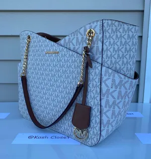 Michael Kors Jet Set Travel Large X Chain Shoulder Tote -Vanilla thumbnail 3