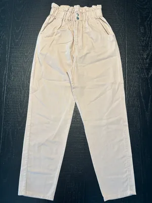 H&M Light Pink High Waisted Trousers thumbnail 1