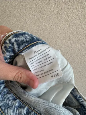 KanCan Light Blue Straight Leg Button thumbnail 4