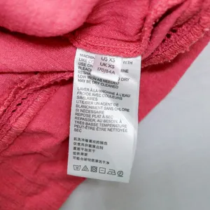 Free People Elsie Puff Sleeve Cotton Linen Blend Tunic‎ Top Women XS Pink Boho thumbnail 8