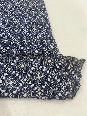Lulus Blue & White Tile Print Maxi Dress - Small thumbnail 9