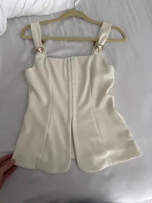 Vienna Structured Top White Size XS thumbnail 5