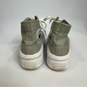 Converse CTAS move‎ high top platform slate sneakers Gray white womens size 7 thumbnail 5