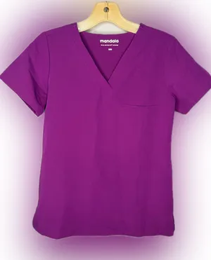 Mandala Scrub Shirt Size XXS thumbnail 1