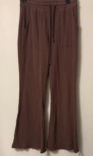 Aerie Brown Wide-Leg Pants thumbnail 1