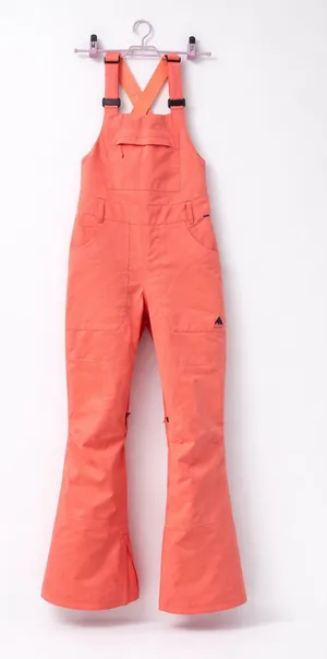 Burton peach echo bib/pants thumbnail 1