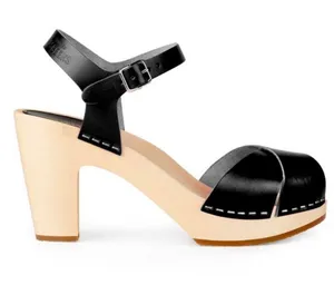 Swedish Hasbeens Merci Leather Clog Sandal 9 / 39 thumbnail 1