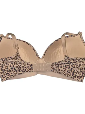 Victoria's Secret Leopard Print Bra Size 34DD thumbnail 2