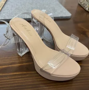 Chunky platform block heels Size 5 thumbnail 1