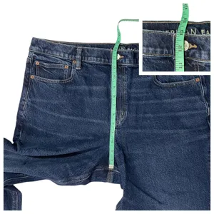 American Eagle Stretch Super High-Waisted Ankle Straight Jean - Dark Wash - 18 thumbnail 7