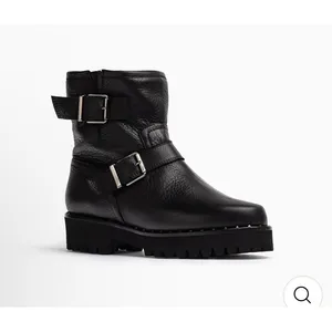 Jon Josef Biker Fur Moto Boot Regular price $297.00 Black Size 41 9.5 US thumbnail 8