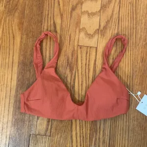 Andie The Delray Rib Bikini Top‎ Swimsuit Ginger size XS NWT thumbnail 3