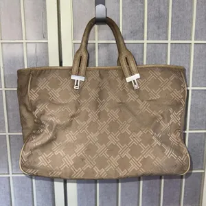 Tumi The Signature Collection‎ Beige Designer Small Nylon Travel Tote Bag thumbnail 2