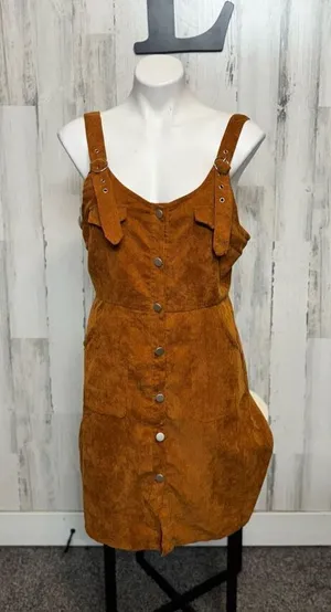 Brown dress size large Brown thumbnail 1