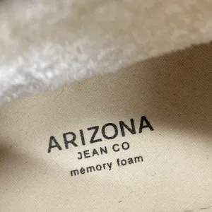 Arizona Jeans bronze brown foil mini ugg boots ankle shearling lined 7.5 thumbnail 5