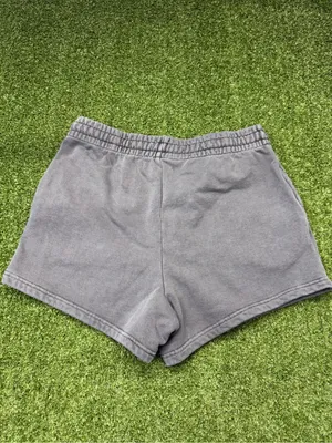 Talentless Women's Classic Heavyweight Short Grey Athleisure Cotton Drawstring L thumbnail 3