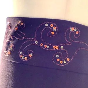 Cache ’ Women’s Hand Beaded Black Skirt NEW NO TAGS thumbnail 5
