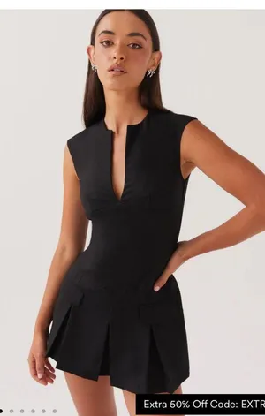 Peppermayo Mini Dress Black thumbnail 1