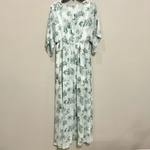 Baltic Born Kia Kimono Maxi Dress Sz M Floral Print Sheer Layered thumbnail 9