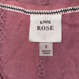 Knox Rose Peasant Top Women Size S Pink Embroidered Boho Cottagecore Blouse thumbnail 5