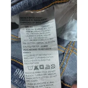 Denizen From Levi's Distressed Jegging Jeans Skinny Fit Blue Stretch Womens 5/27 thumbnail 6