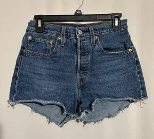 Levi’s 501 Denim Button Fly size 26 Shorts thumbnail 1