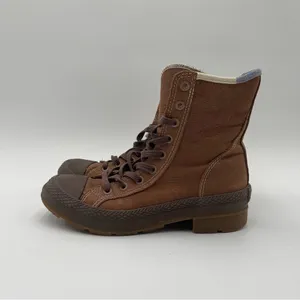 Converse Women’s 7 Chuck Taylor All Star Outsider Brown leather Hi Top Sneakers thumbnail 2