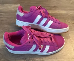 Adidas Campus GS Pink Suede Sneakers Kids 7 / Women’s 8.5 thumbnail 1