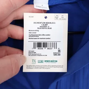 DSG Momentum Seamless 1/4 Zip Pullover Womens S Team Royal Blue thumbnail 5