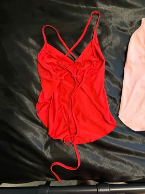 SHEIN tie back tank tops  thumbnail 2